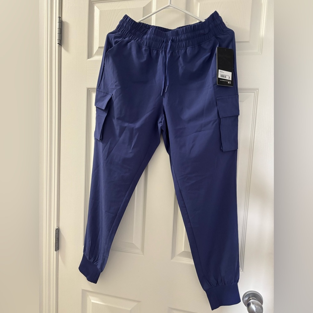 90 Degree By Reflex Men's Navy Cargo Pants